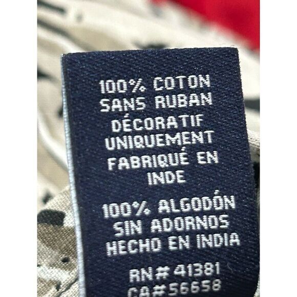 Chaps Shirt Men's Size XL Button Down Short Sleeve Tropical Palm Print - Picture 5 of 6